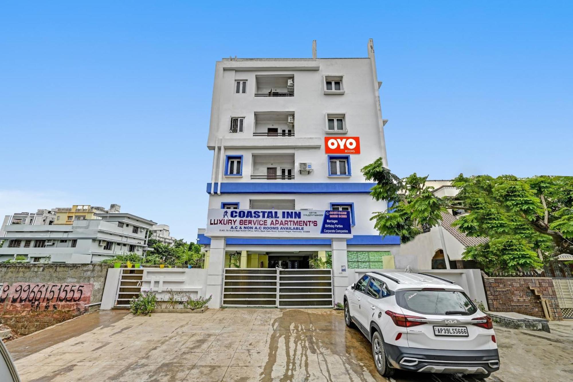 Hotel O Coastal Inn Luxury Service Apartments Kākināda エクステリア 写真
